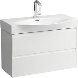 LAUFEN LANI für Palace Waschtischunterbau, 2 Schubladen, 880x370x515mm, H4042121122601, Farbe: Weiß Matt