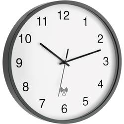 TFA Dostmann 60.3511.10 Funk Wanduhr 30.2 cm x 302 mm x 302 mm x 40 mm x 40 mm Anthrazit Großes Display