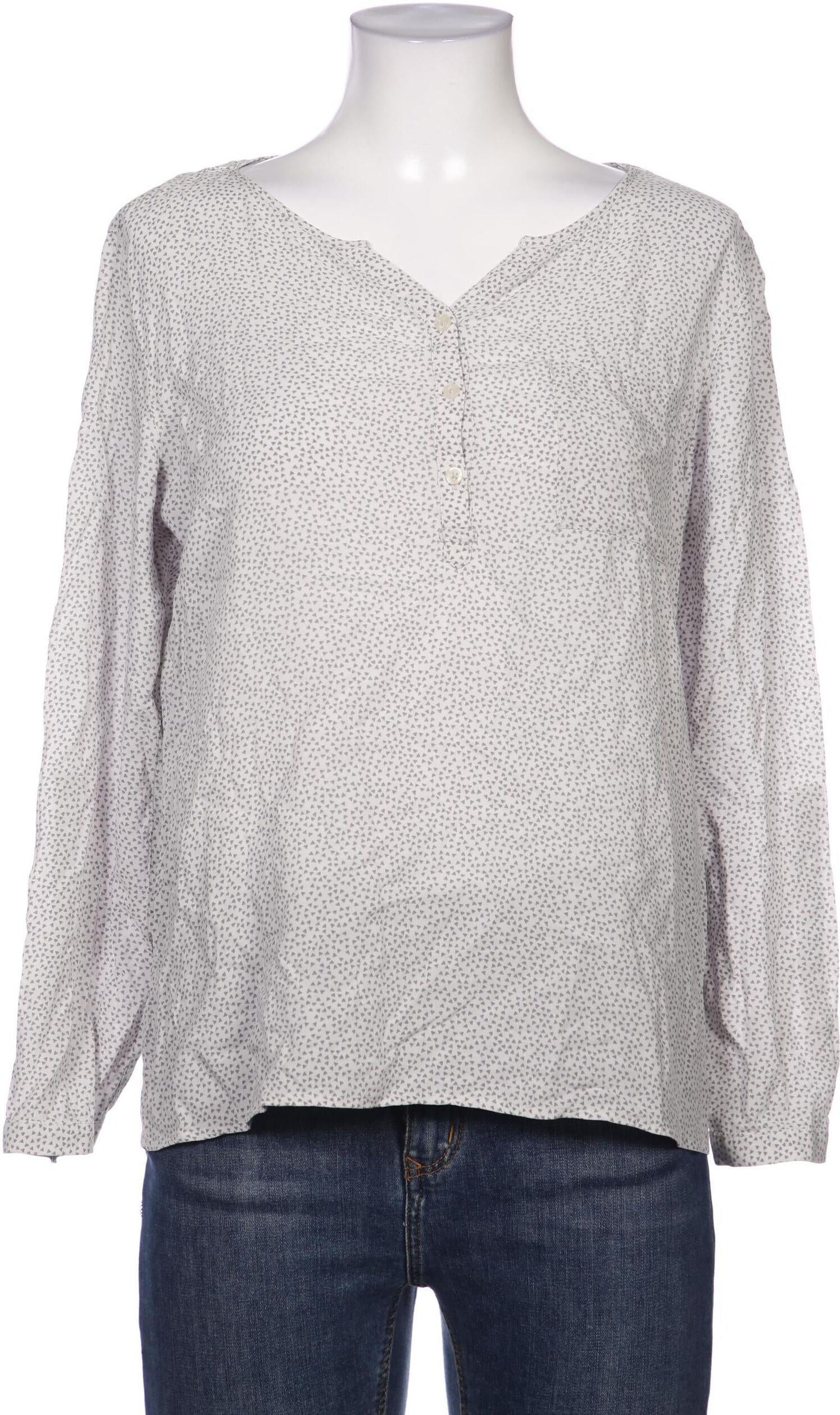 Comma Damen Bluse, Grau, Gr. EU 38, Viskose - Second Hand