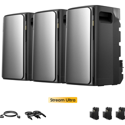 EcoFlow STREAM Ultra, All-in-One Speicher für Balkonkraftwerke, Bundle mit Mengenrabatt, by Powerness - 3 x Stream Ultra | 5760Wh / Smart Meter / Standardversand