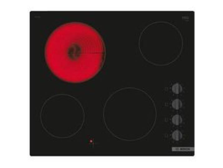 BOSCH Table De Cuisson Vitrocéramique 4 Foyers Commandes Latérales