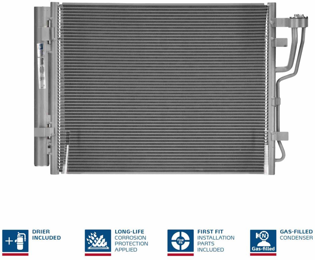 Kondensator, Klimaanlage NISSENS 940007