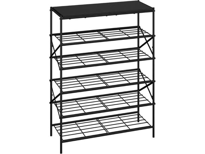 Étagère À Chaussures À 6 Niveaux Grande Étagère À Chaussures Avec Rangement Pour 24 Paires Gain De Place Porte Chaussures En Mét