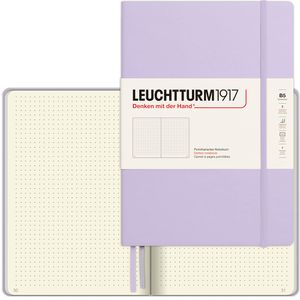Leuchtturm1917 Notizbuch Composition, 368150, Karton Hardcover, Lilac, 109 Blatt / 219 Seiten, 80 g/m², dotted, B5