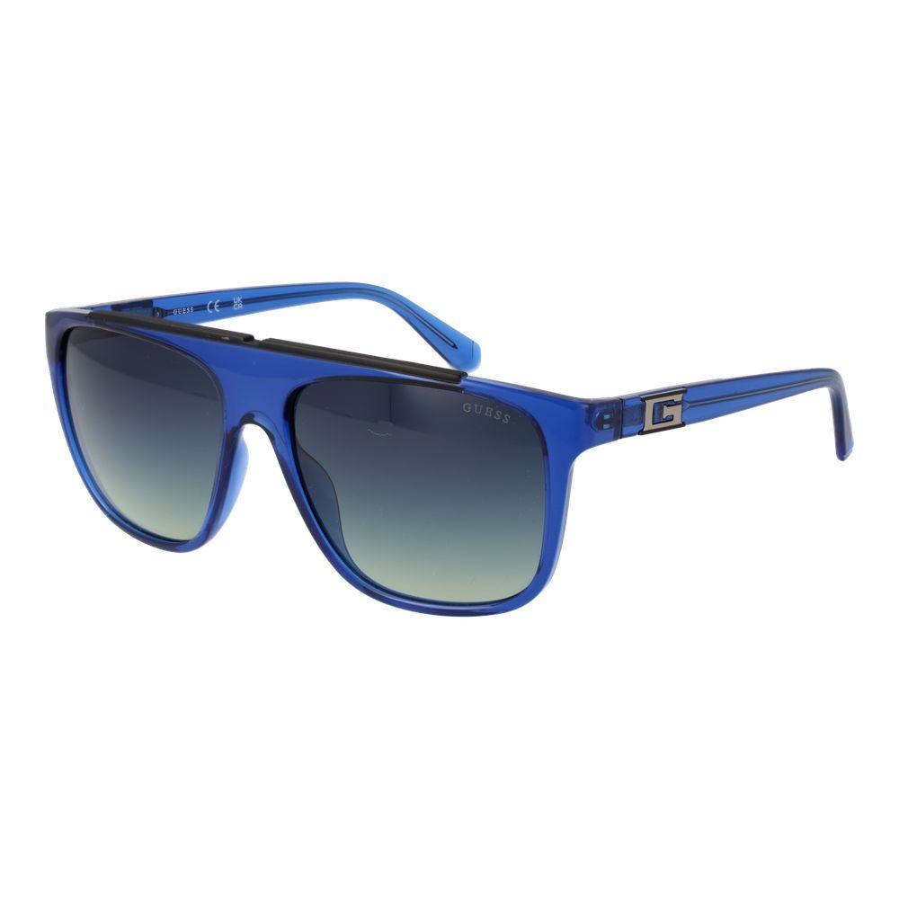 Guess Blauwe RVS Zonnebril