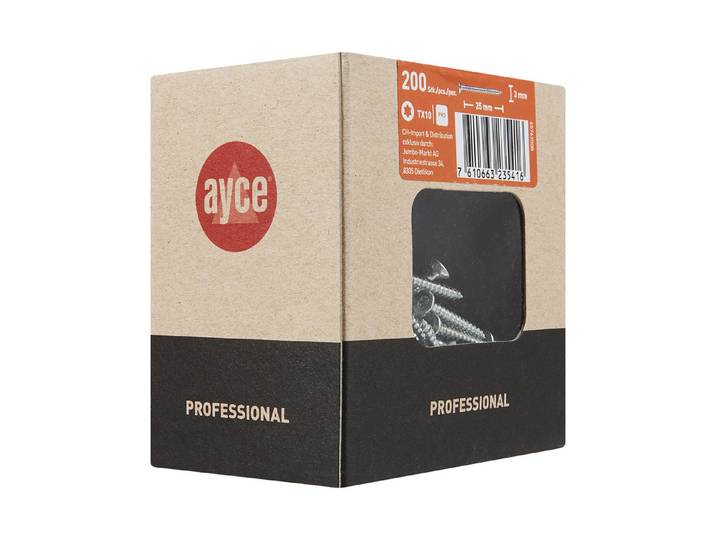 Ayce Senkkopf-Spanplattenschraube T25 × 25 mm