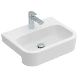Villeroy & Boch Vorbauwaschtisch Architectura, 1 Hahnloch, ohne Überlauf, weiss CeramicPlus 419056R1