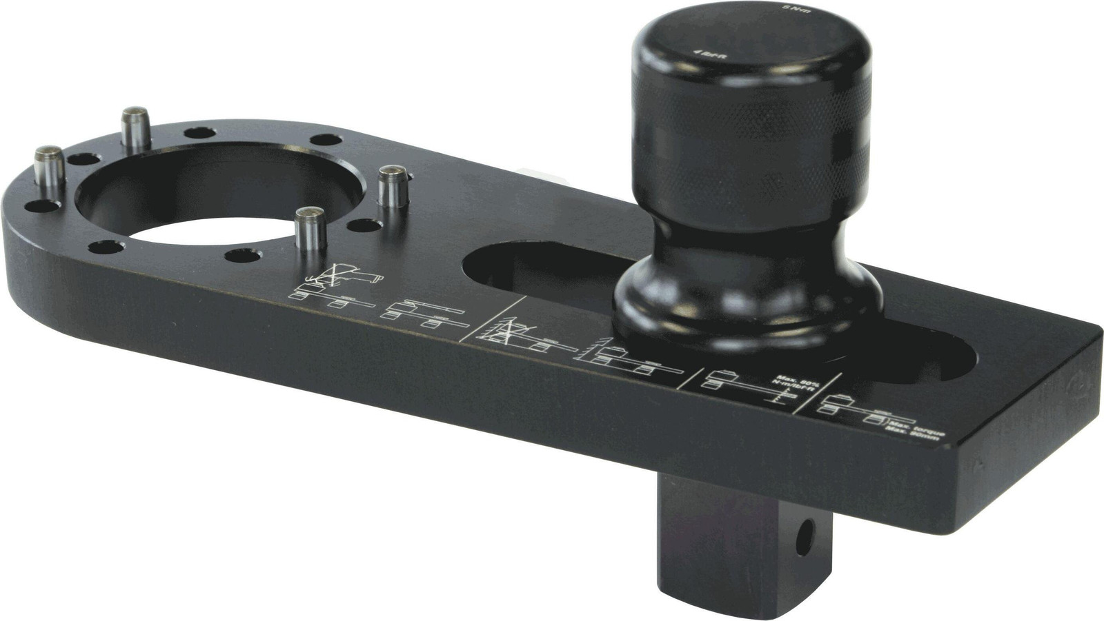 Gedore L-vormige reactiearme arm voor DVI28, 1 inch