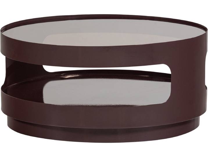 WOOOD Sero Salontafel - Metaal/Glas - Bruin - 32x70x70