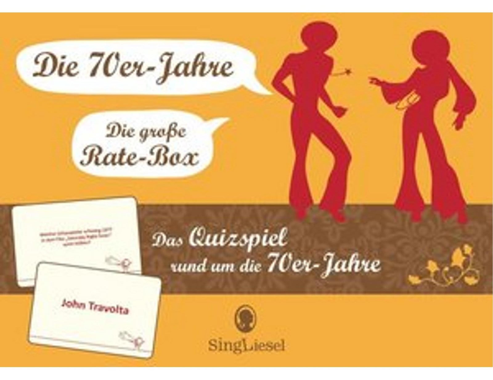 De grote quiz over de jaren '70: Spelbox met 100 kaarten voor senioren
