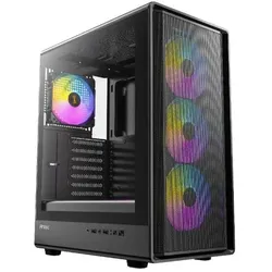 Antec Performance P6 Neo ARGB PC Gehäuse ATX Midi Tower, schwarz (0-761345-10286-5) (ATX, mATX, Mini-ITX), PC Gehäuse, Schwarz