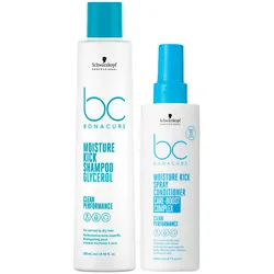450ml Schwarzkopf Professional BC Bonacure MOISTURE KICK Set (Shampoo 250ml + Conditioner 200ml)