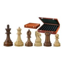 Chess - Schachfiguren - Karl der Große - Holz - Classic Staunto - Königshöhe 95 mm 242030