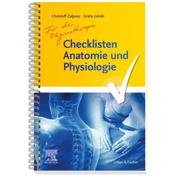 Checklisten Anatomie und Physiologie für die Physiotherapie, Fachbücher von Greta Ginski, Christoff Zalpour