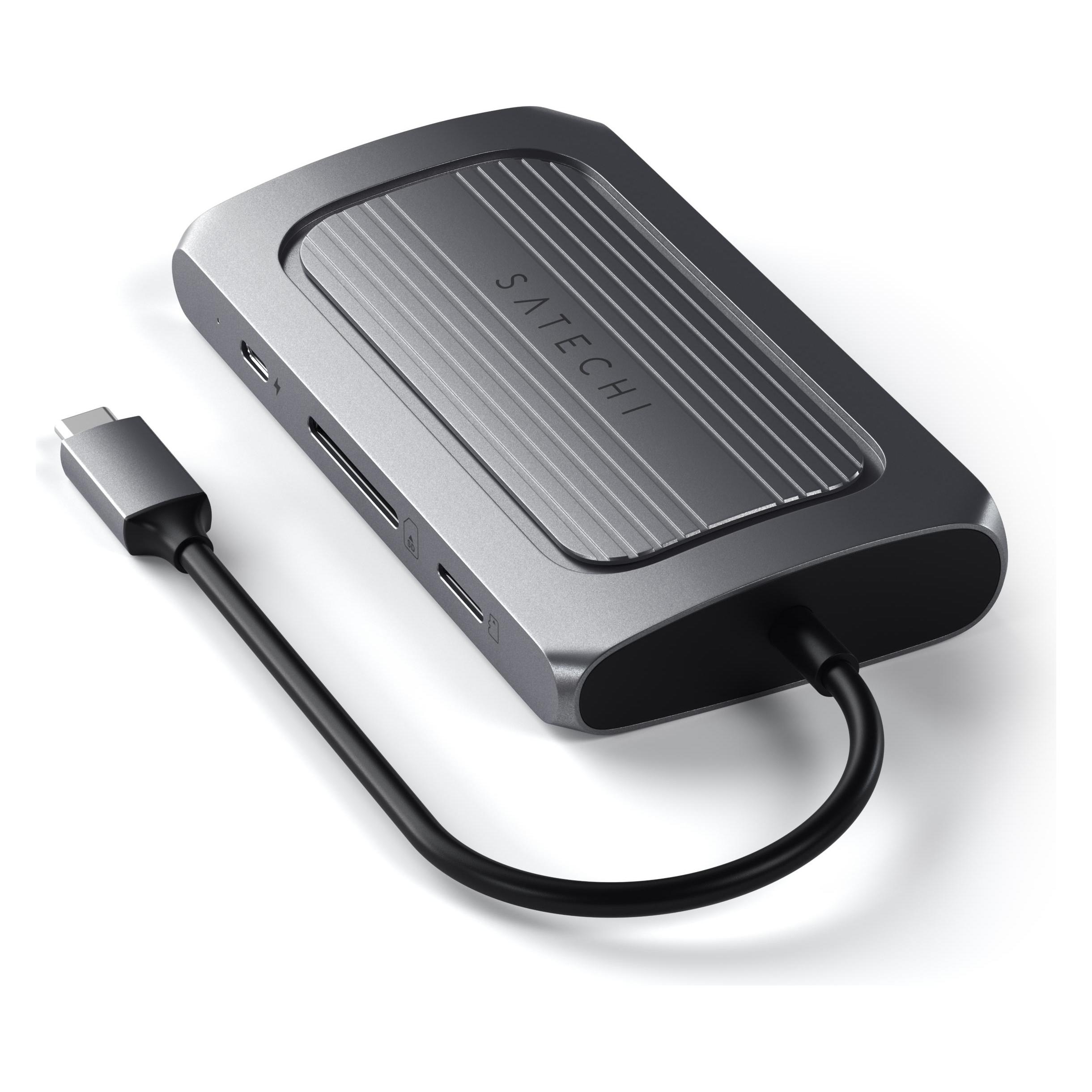 Satechi USB-C-Station/Replikator (U4MA3M) (USB-C, 7 Ports) (ST-U4MA3M)