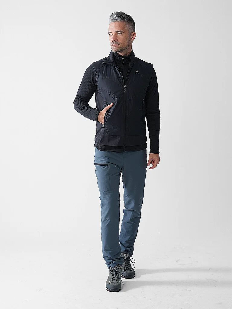 SCHÖFFEL Herren Hybridweste Style Blaueis schwarz   52 M