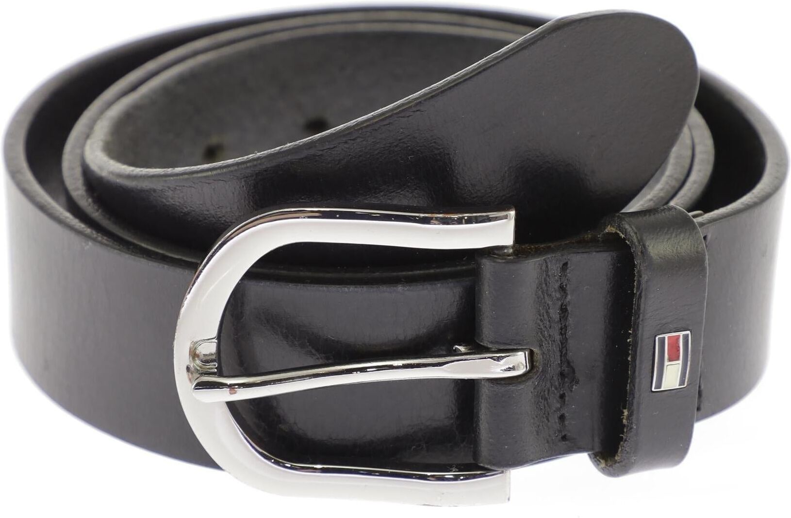 Tommy Hilfiger Damen Gürtel, Schwarz, Gr. 95, Leder - Second Hand