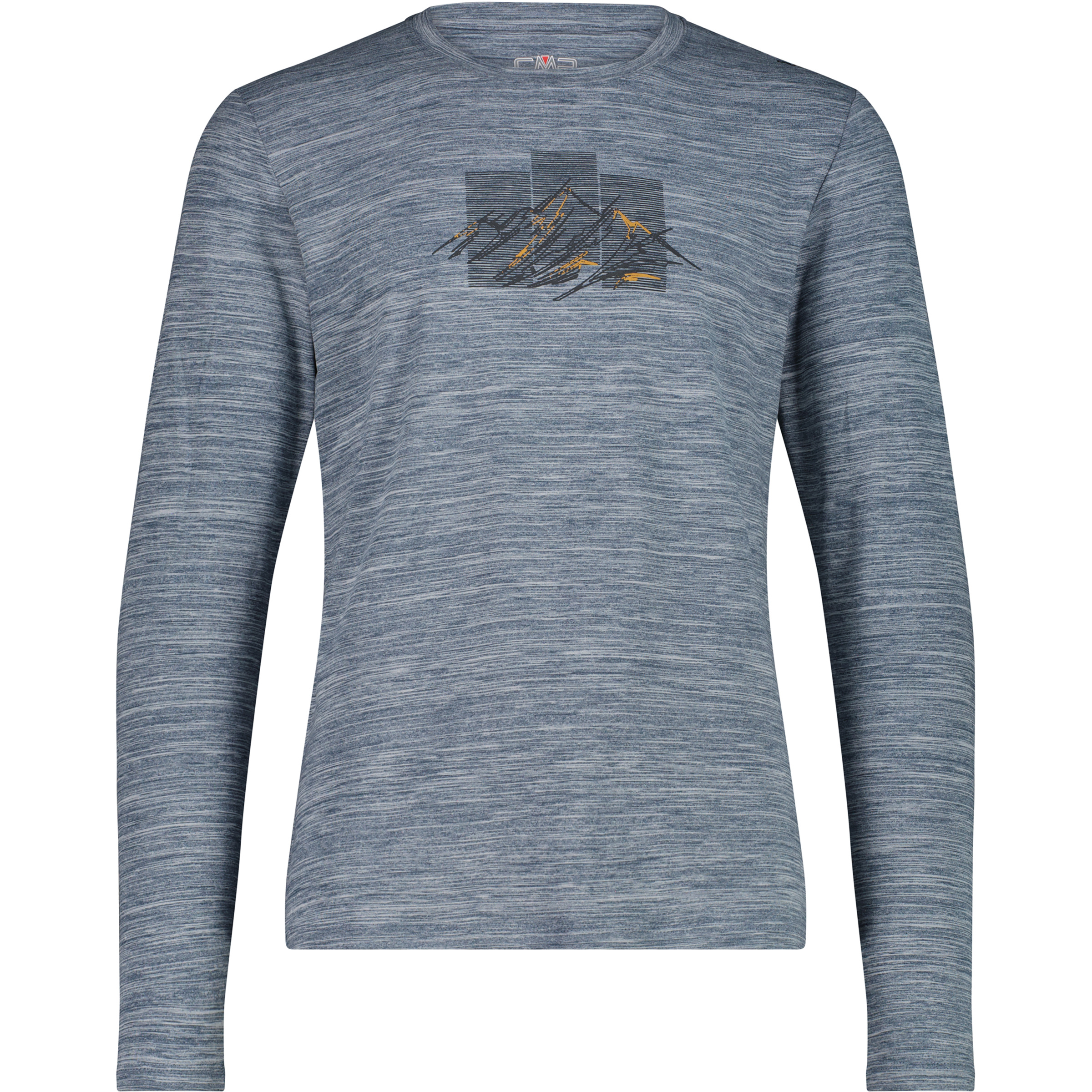 CMP Herren Longsleeves blau Größe 5XL Lifestyle Elastisch