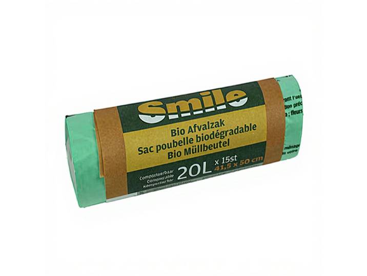 Smile Bio afvalzakken 20 l / 15 stuks