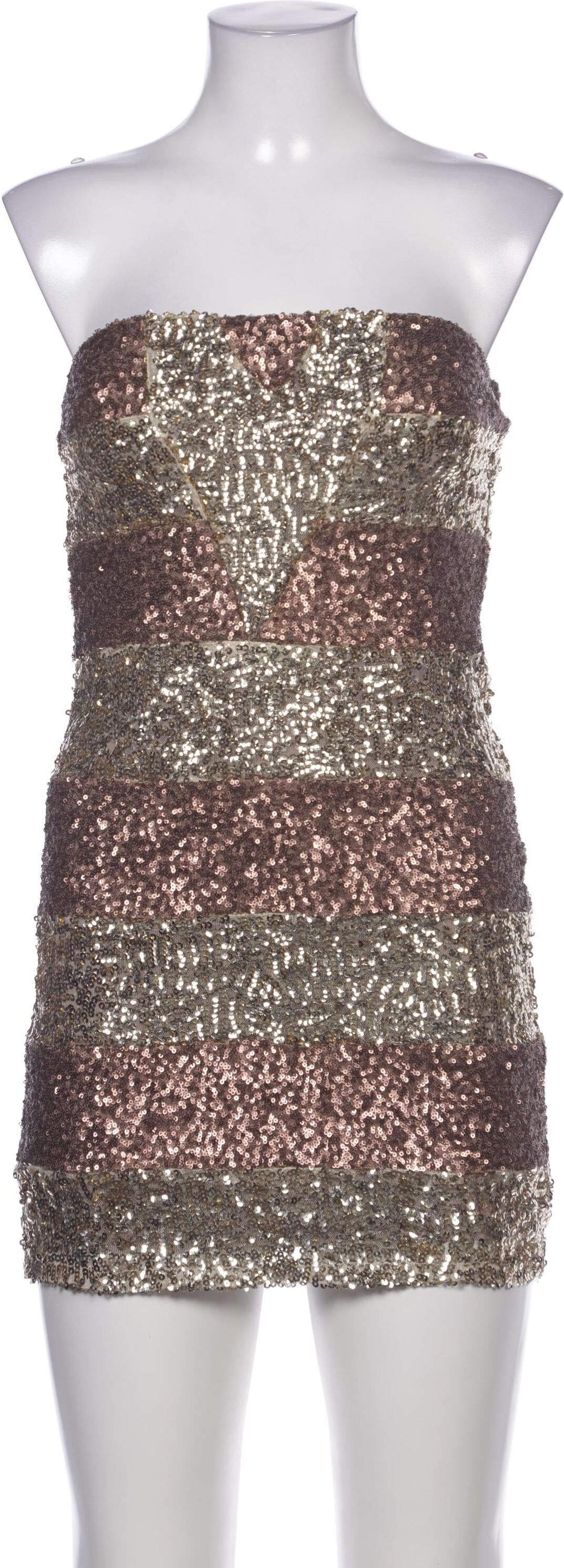 Little Mistress Damen Kleid, Gold, Gr. S, Synthetik - Second Hand