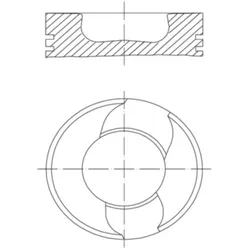 Kolben MAHLE 229 15 00