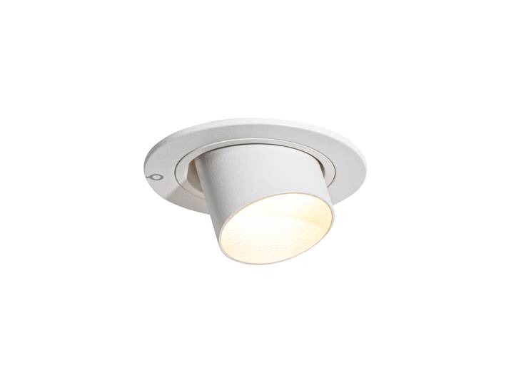Spot encastré moderne blanc orientable GU10 Ø35 mm - Installa