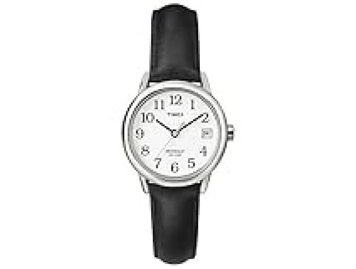 Timex - Femme - T2H331 - Heritage Easy Reader - Quartz Analogique - Montre - Blanc - Noir - Cuir