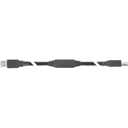 InLine USB 2.0 Aktiv-Kabel, USB-A Stecker zu USB-B Stecker, 10m (10 m, USB 2.0), USB Kabel