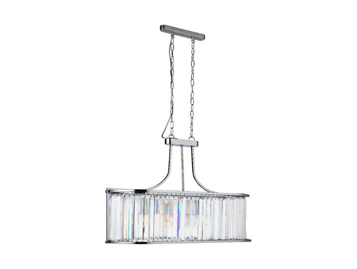 Ovale Design Pendelleuchte „Victoria“ Silber Searchlight