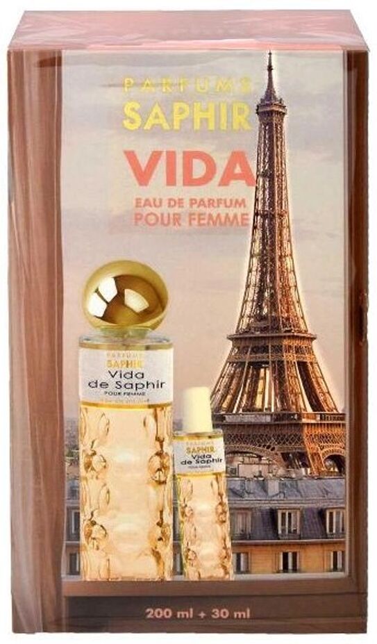 Saphir Box profumo Vida da 200 ml + 30 ml Eau de parfum