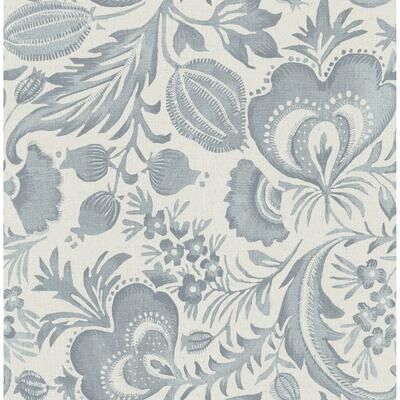 Scott Living Culver Slate Jacobean Wallpaper