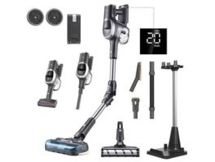 JIMMY JV9 Pro Aqua Aspirateur sans fil(avec Ensemble 2 chiffons nettoyage)- Aspiration 160AW-Temps fonctionnement 45min -Filtre HEPA