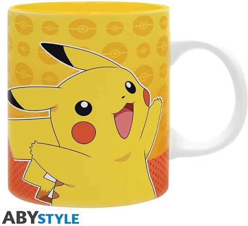 Abystyle Taza Pokémon Diseño Pikachu Manga Talla Única Unisex