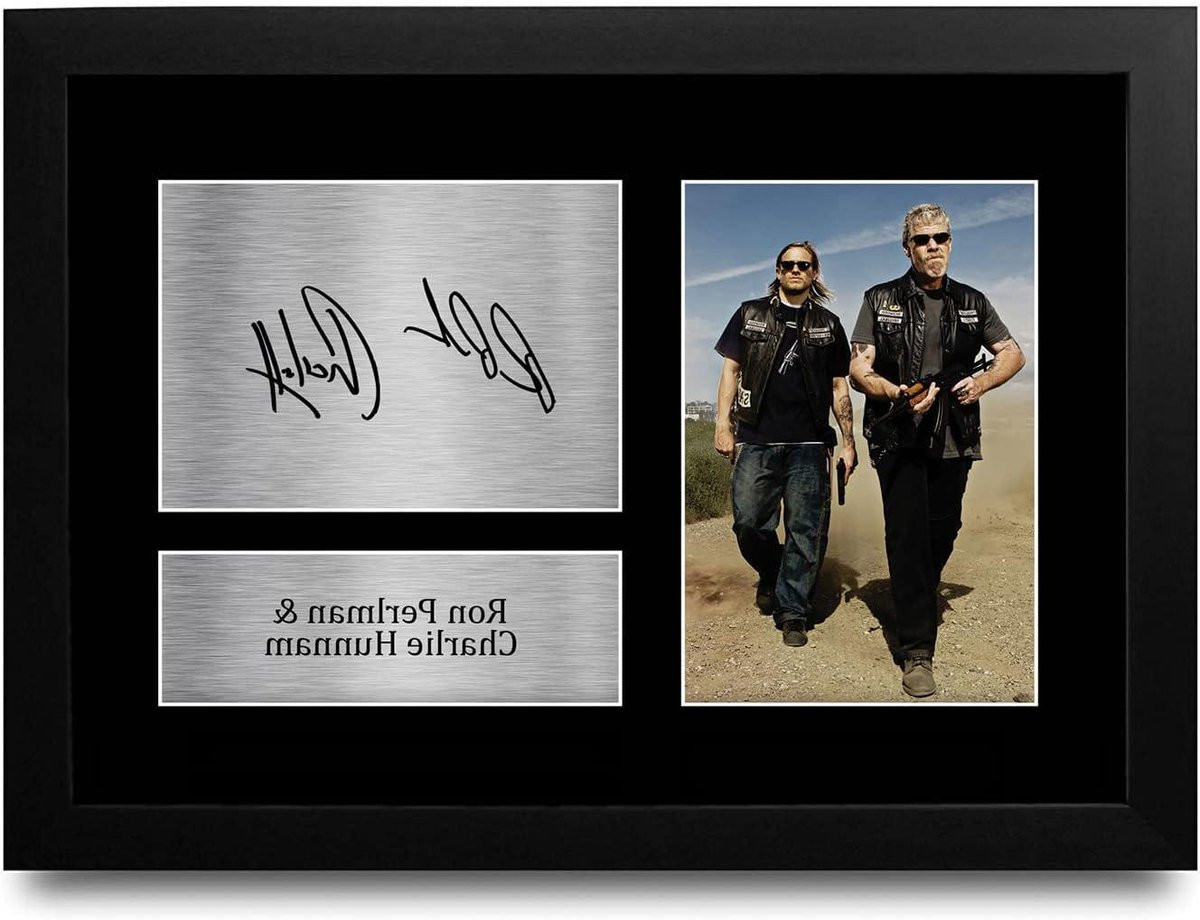 Professioneel ingelijste foto herinnering fan decoratie A4 formaat zwart