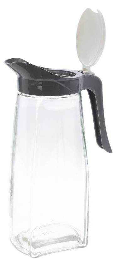 Excellent Houseware Glazen theewaterkoker, 1,5 liter, grijs