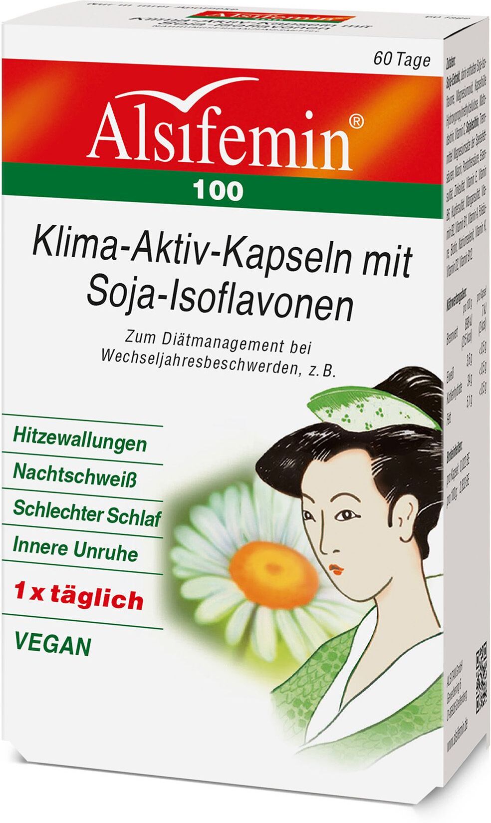 Alsifemin 100 Klima-Aktiv m.Soja 1x1 Kapseln 60 St
