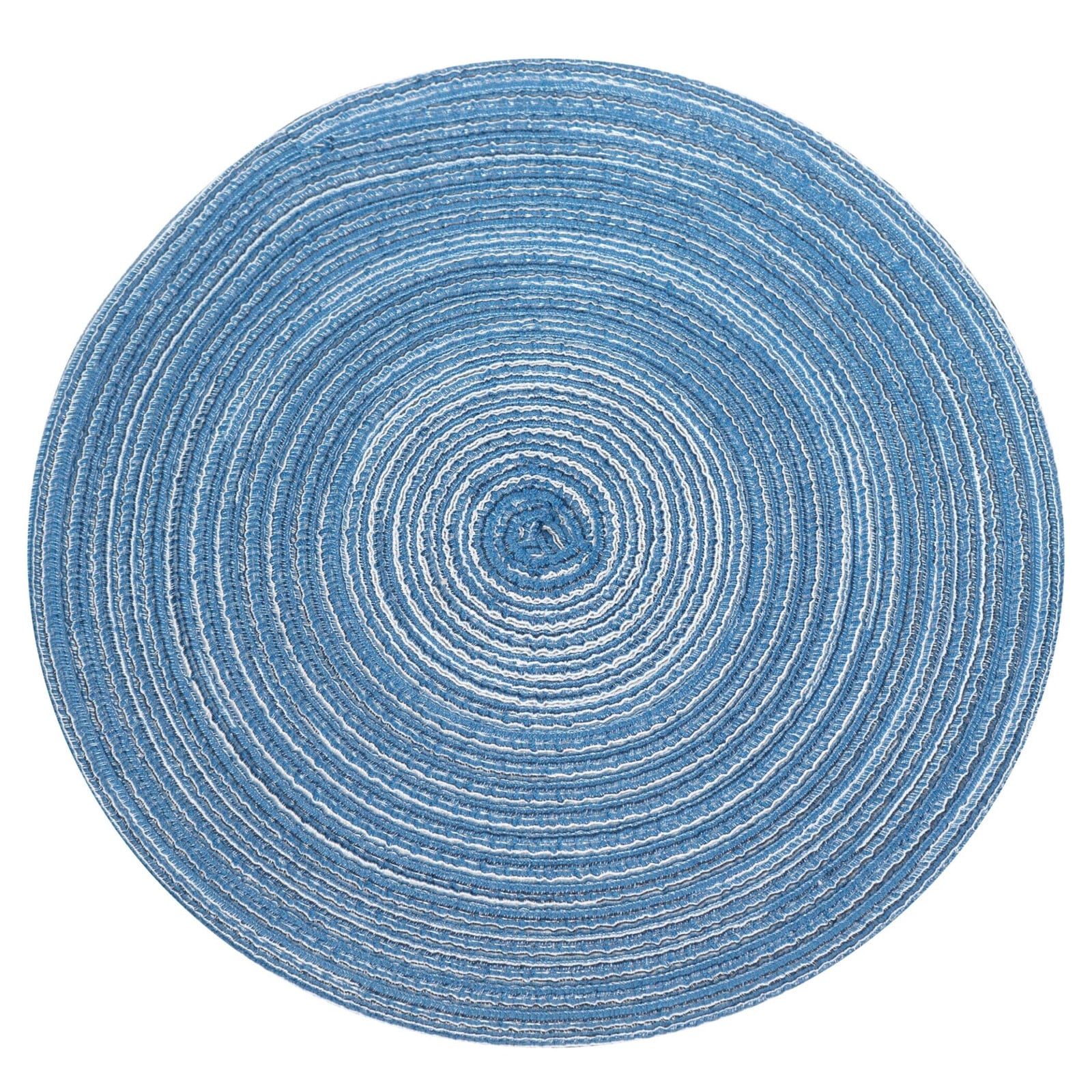 Krumble Placemat rond - Blauw - Diameter: 36 cm