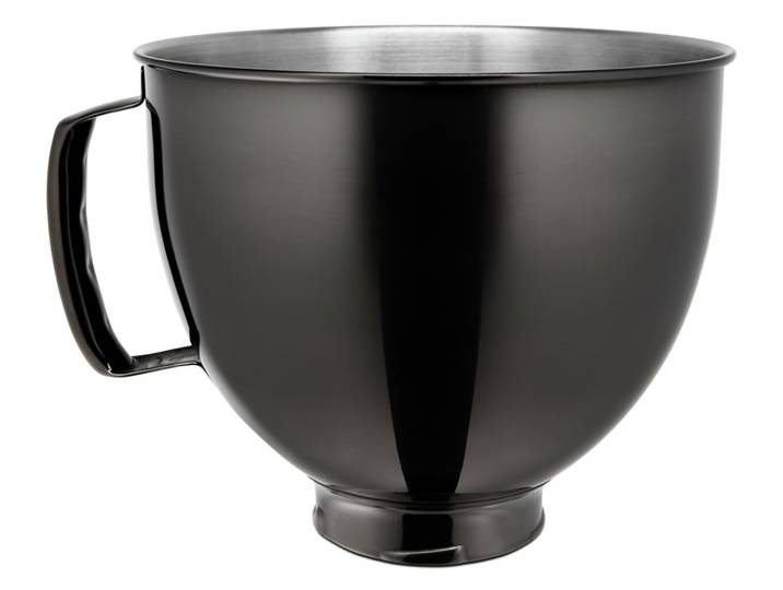 KitchenAid Metallschüssel 4,8L RANDIANT BLACK, schwarz, Edelstahl