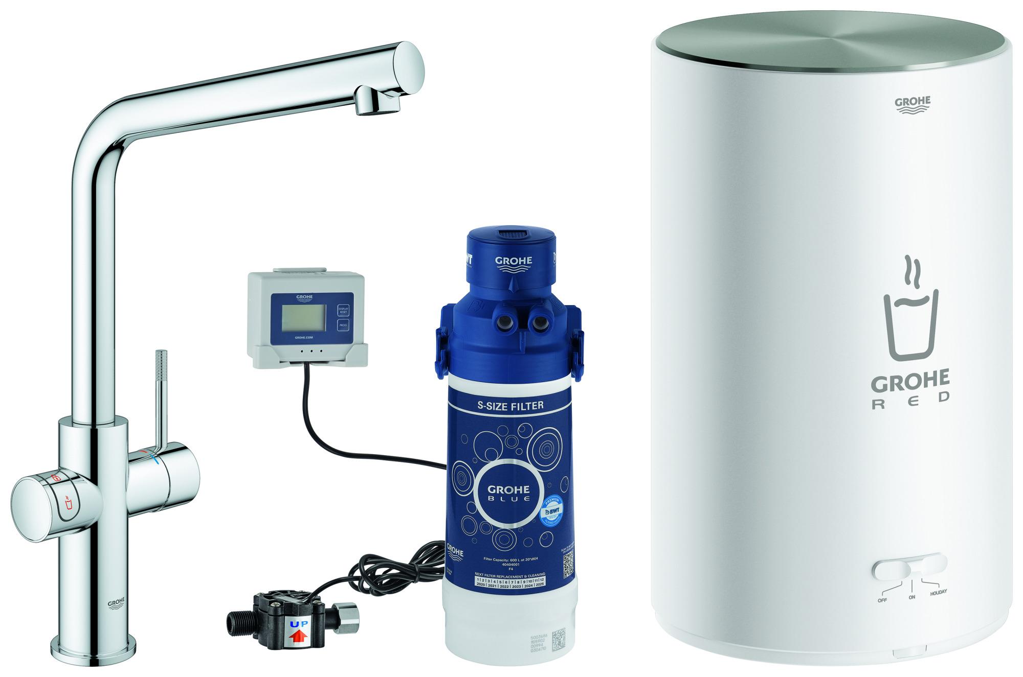 GROHE Red Duo, Standard, Chrom, Hebelgriffe, Einzelbild, Typ L, Keramik