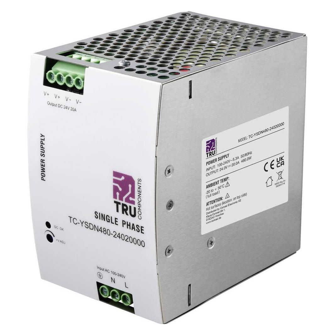 Tru Components TC-13808000 Hutschienen-Netzteil (DIN-Rail) Verbrauch (StandBy) 7 (TC-13808000)