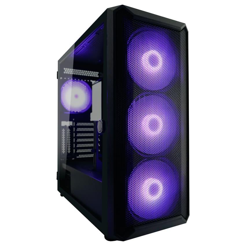 LC-Power LC Power Gaming-PC Gehäuse LC-804B-ON Midi-Tower schwarz