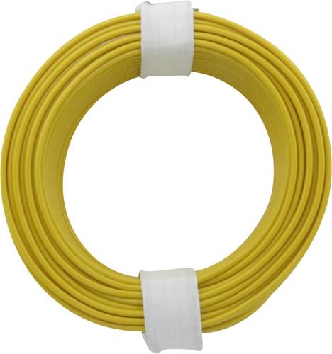 Donau Elektronik 118-3 Litze 1 x 0.14mm² Gelb 10m