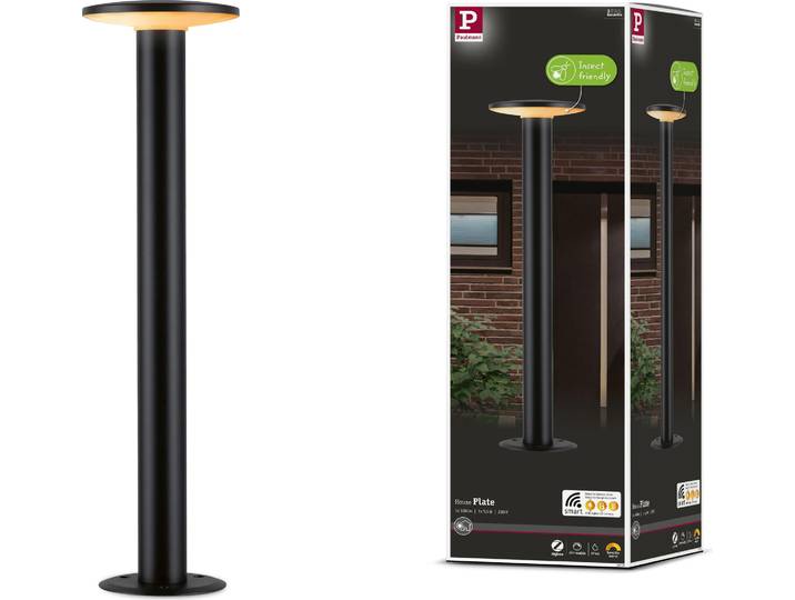 Paulmann LED Borne d'éclairage Plate respectueuse des insectes