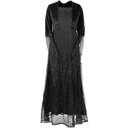 Metamorph Renaissancekleid mit Tüll schwarz (S)