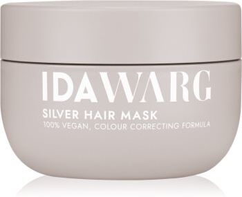 IDA WARG Beauty Silver Hair Mask máscara facial intensiva neutraliza tons amarelados 300 ml. Silver Hair Mask