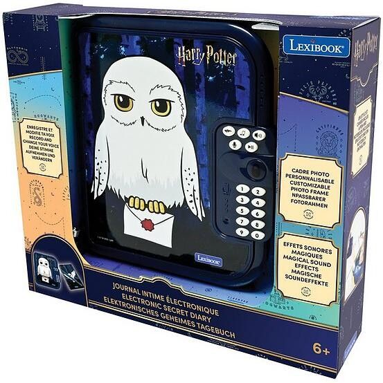 Lexibook Harry Potter Hedwig Electronic Secret Diary for Kids Aged 6 years and over with Voice Recorder and Voice Changer