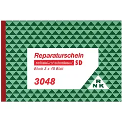 Rnk, Formular, Reparatur-Block A6 3048