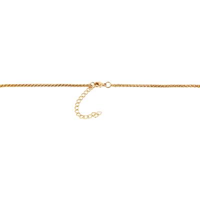 Kette ohne Anhänger ADELIA´S "Halskette – Kordelkette aus Edelstahl" Gr. 80, gold, Halsketten, Damen, 80, Edelstahl, Geschenkidee: zeitlos und vielseitig