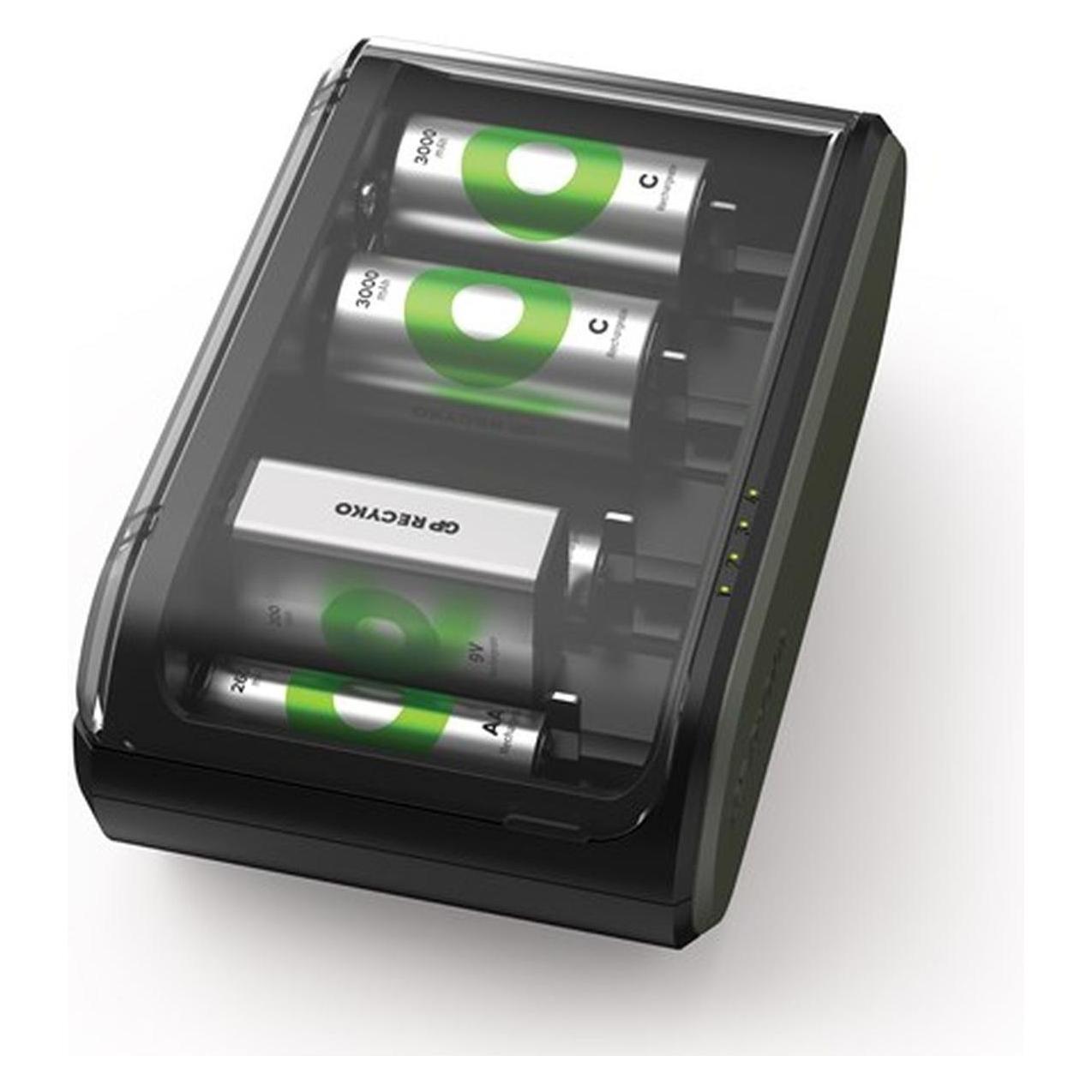 GP Batteries Universal Charger R21 (1 Stk., Ladegerät ohne Akku) (202268)