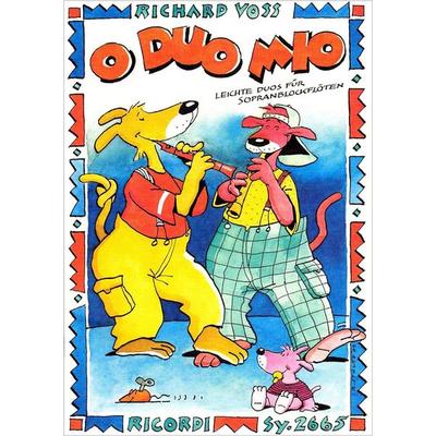 O Duo mio, für 2 Sopranblockflöten -